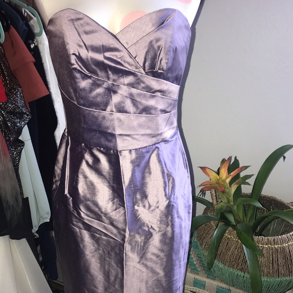 LAST CHANCE🚨 Siri Raw Silk Strapless Dress